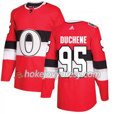 Pánské Hokejový Dres Ottawa Senators Matt Duchene 95 Červená 2017-2018 Adidas Classic Authentic